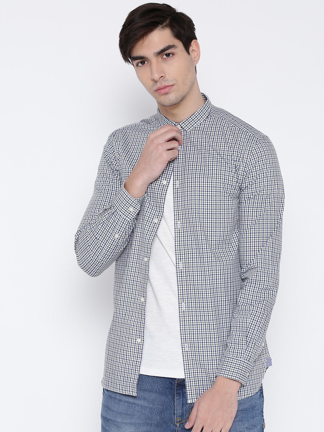jack and jones checked shirt
