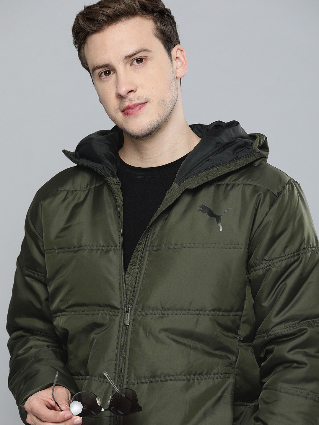 Buy Puma Men Olive Green Water Repellent WarmCELL Essentials 400 Down