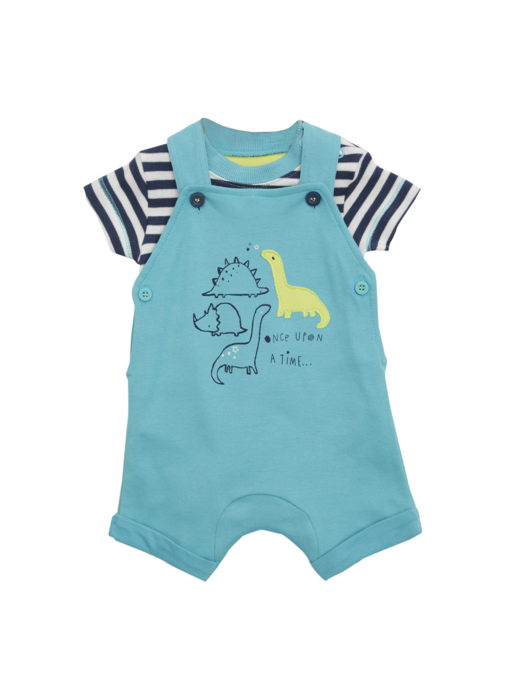 Buy Mothercare Boys Printed Clothing Set Dungarees for Boys 1265236