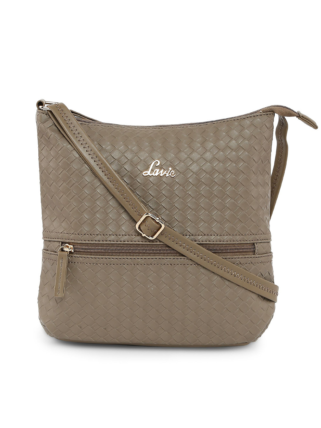 Buy Lavie Grey Textured Sling Bag Handbags for Women 12665820 Myntra