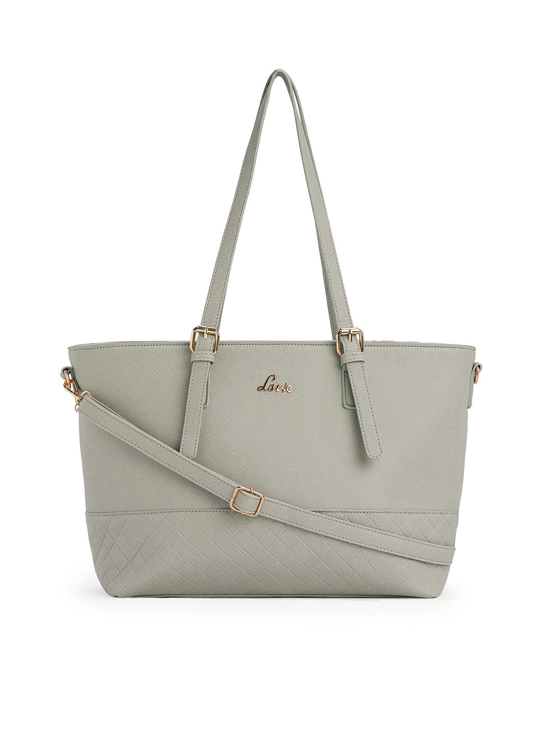 Buy Lavie Grey Solid Handheld Bag Handbags for Women 12666046 Myntra