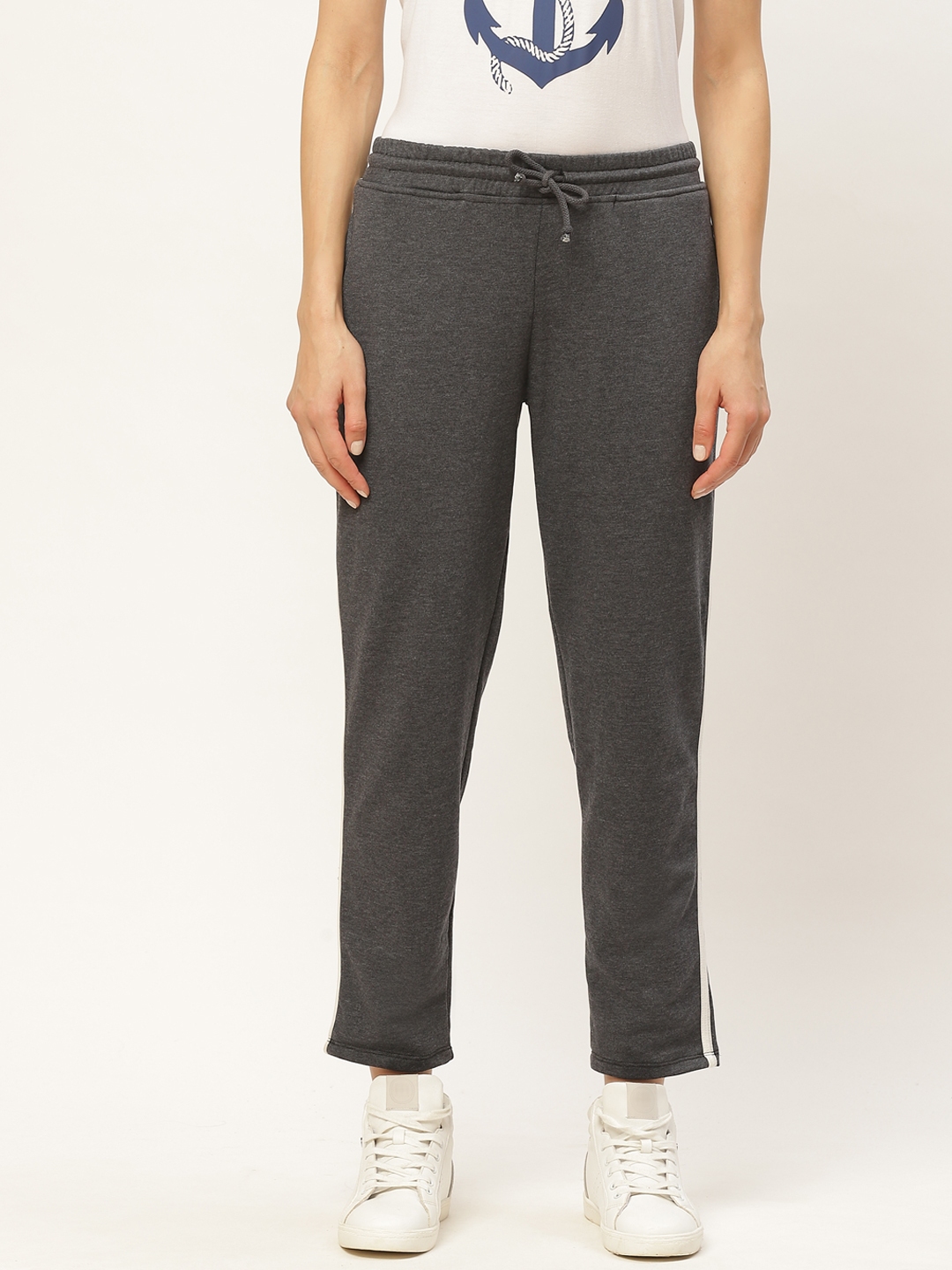 womens grey track pants