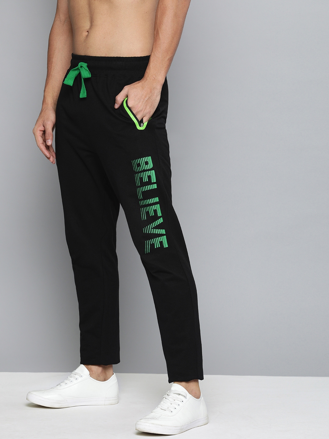 mens printed track pants
