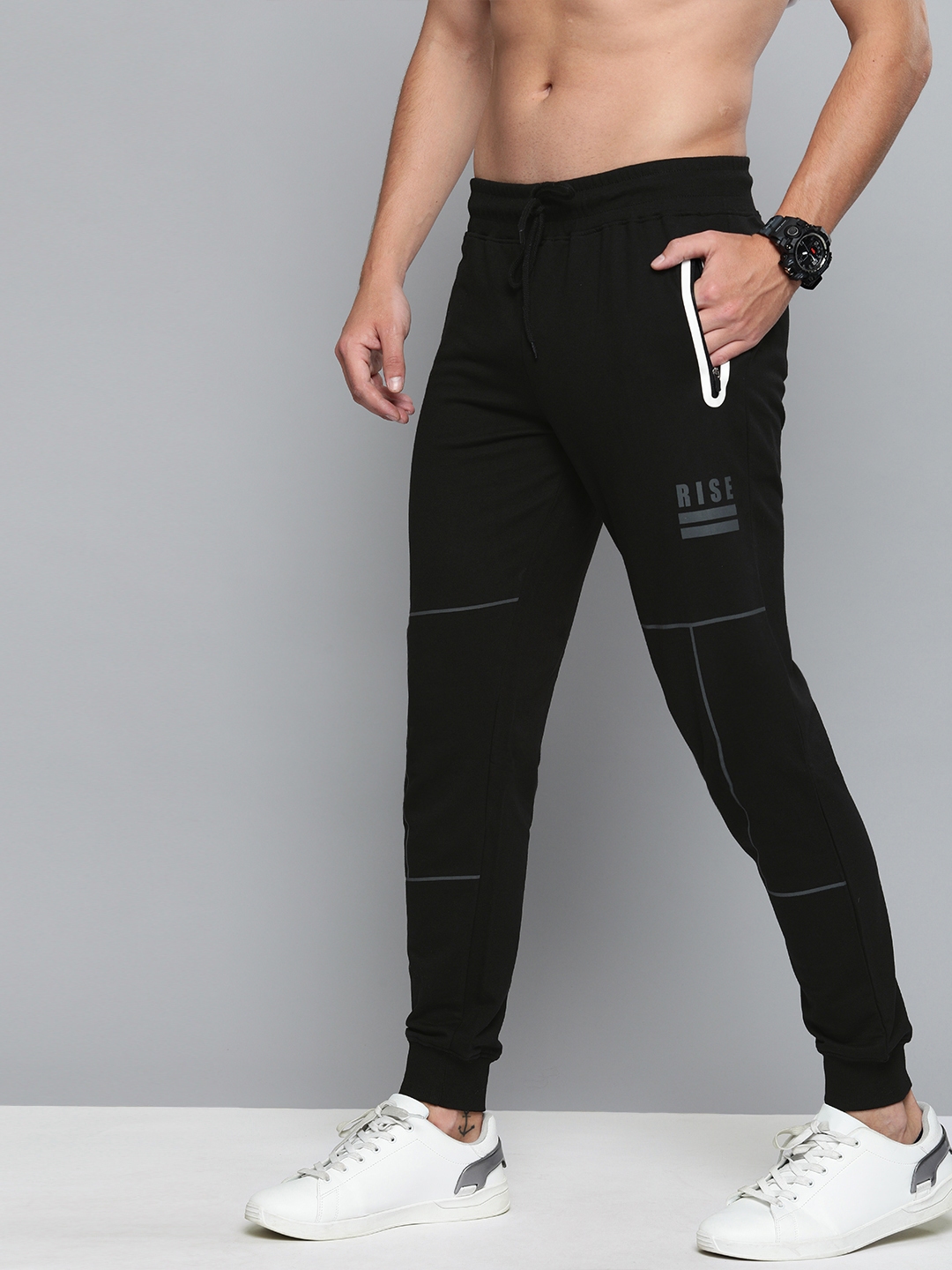 mens printed track pants