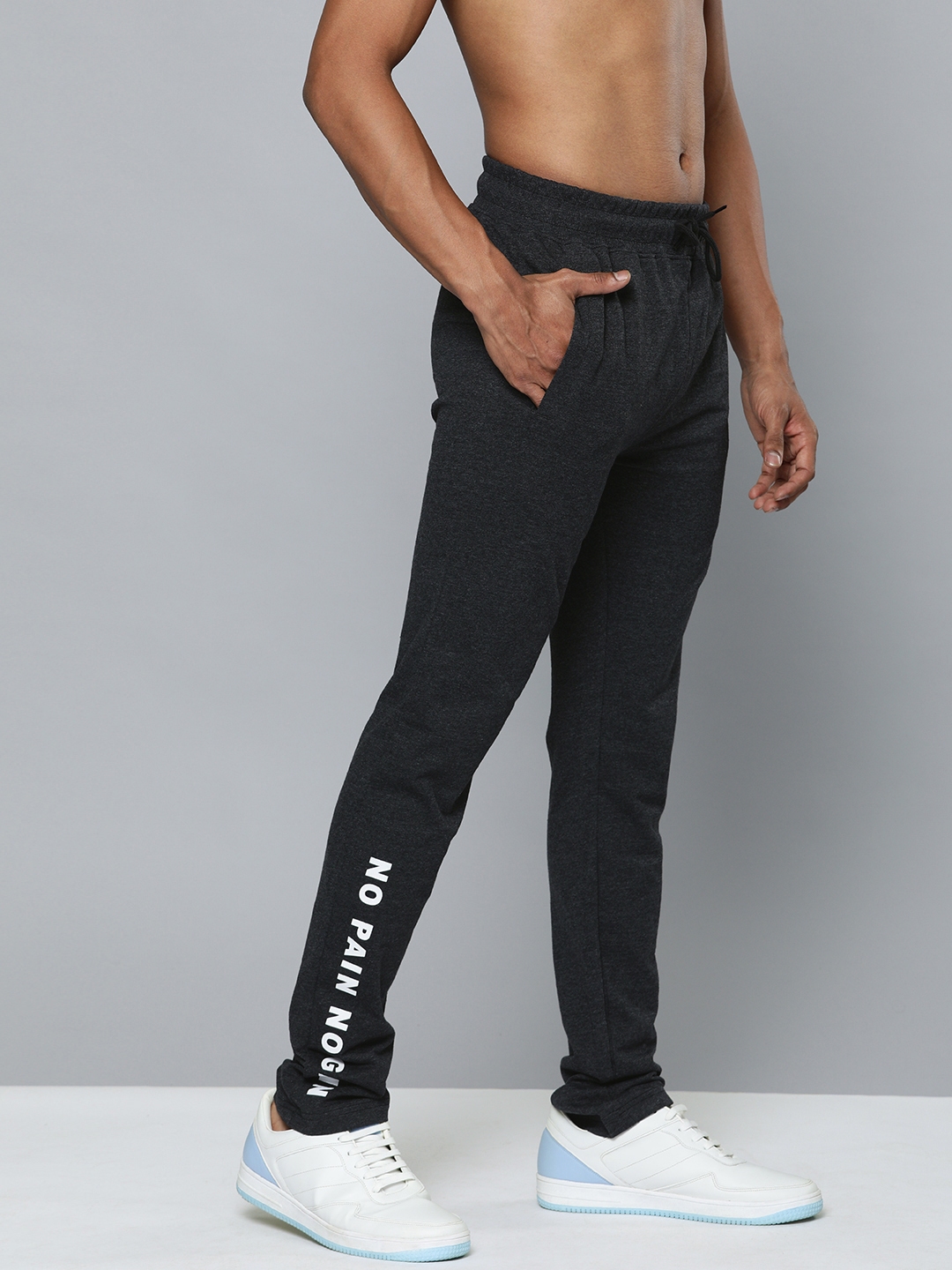 men in track pants