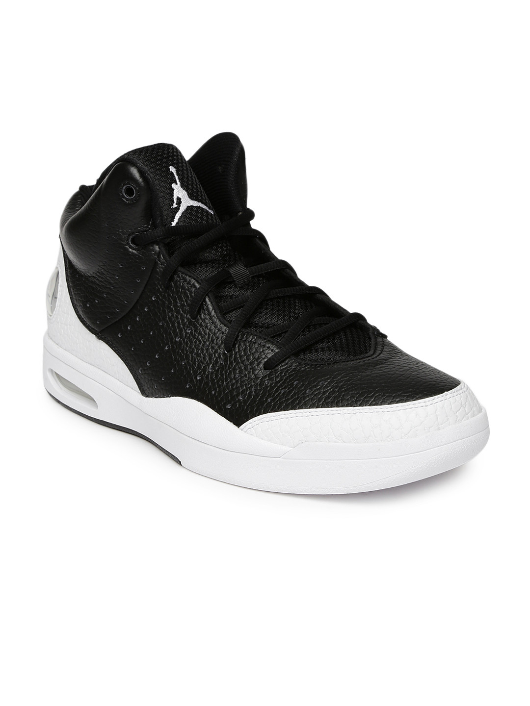 Buy Nike Men Black & White Jordan Flight Tradition Leather Basketball Shoes - Sports Shoes for 