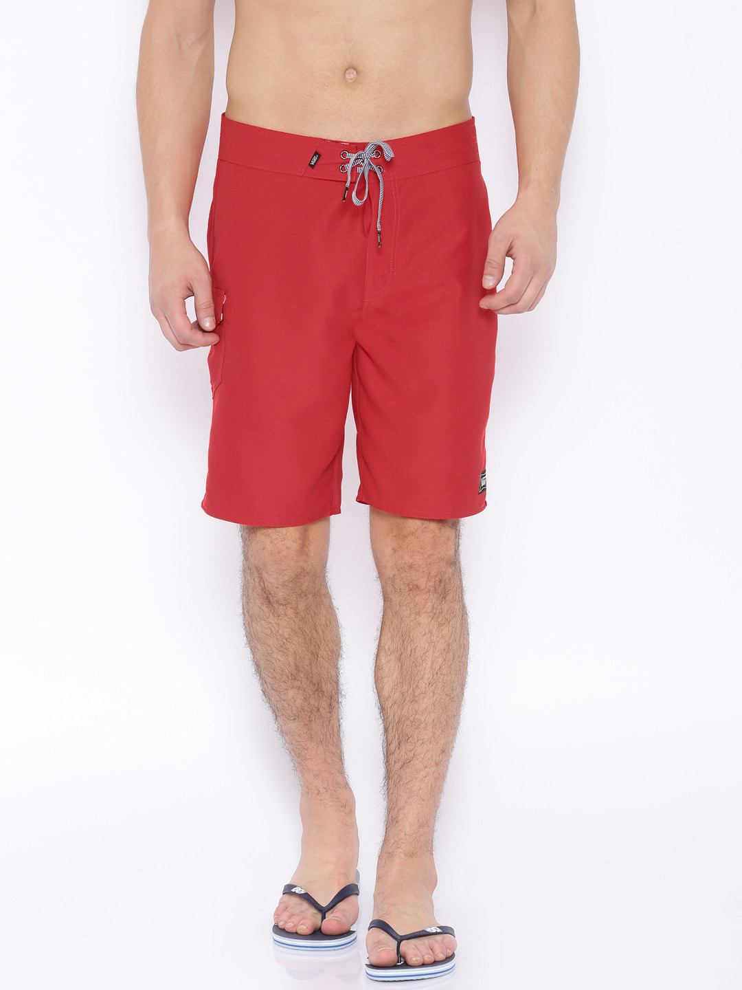 Buy Vans Red Board Shorts Swimwear for Men 1267651 Myntra