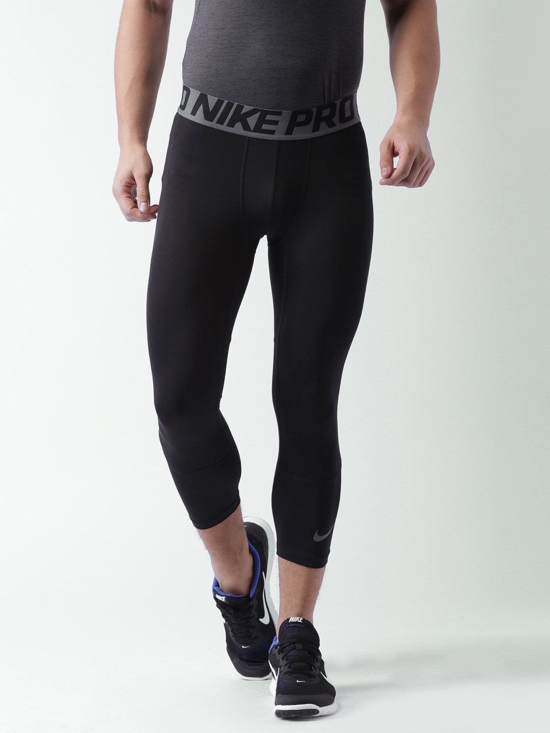 mens black nike tights