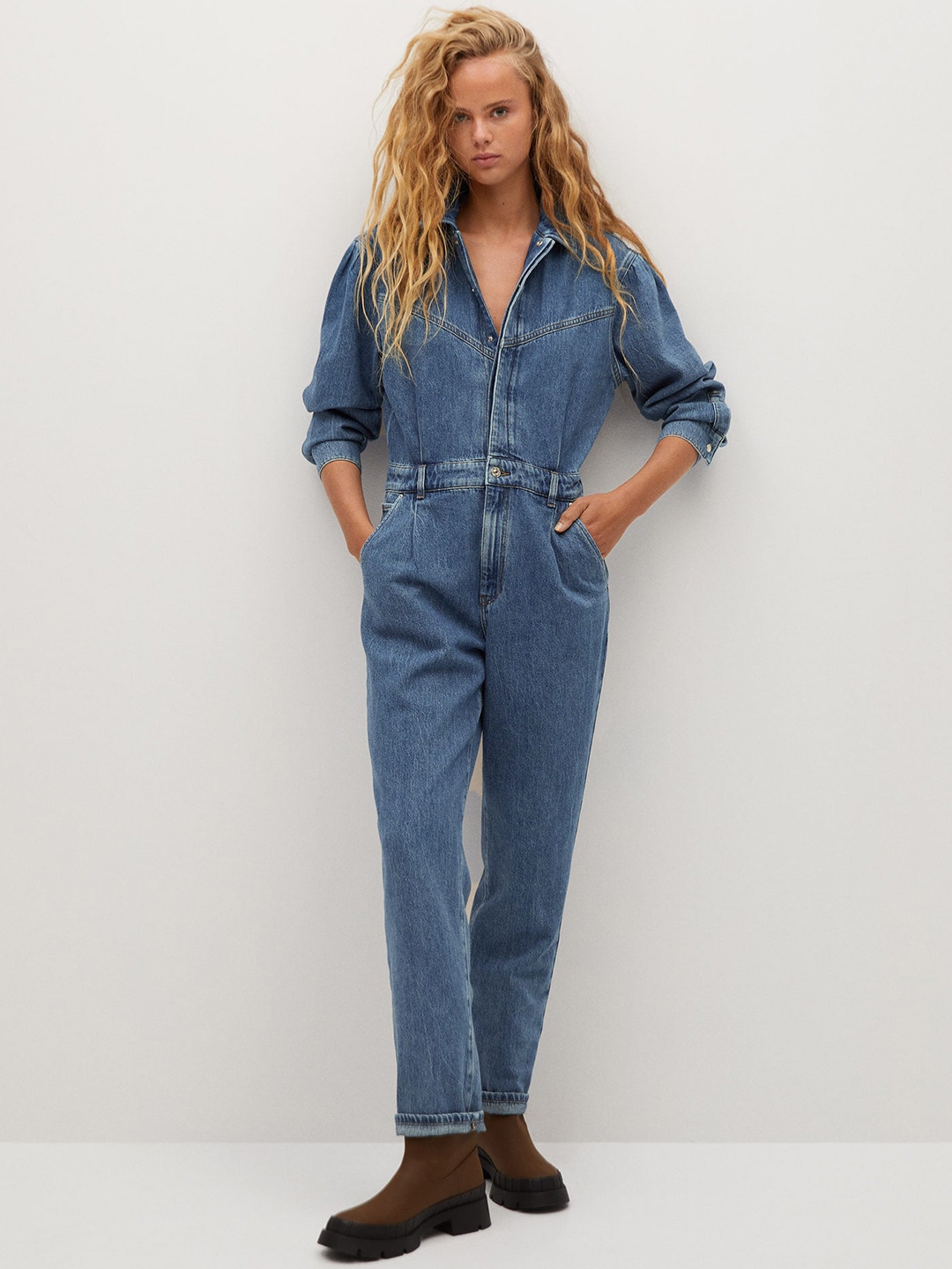 mango velvet jumpsuit