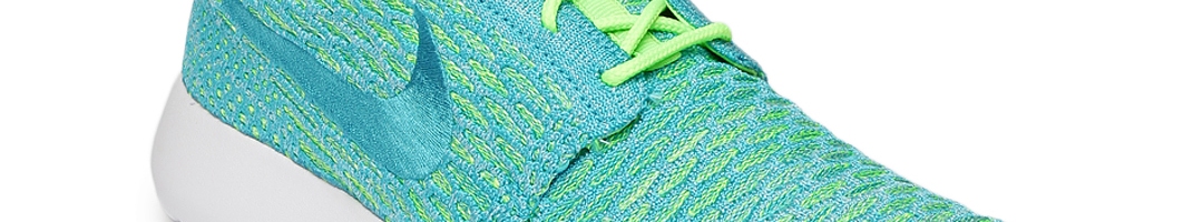 Buy Nike Women Blue & Green Roshe One Flyknit NSW Casual Shoes - Casual ...