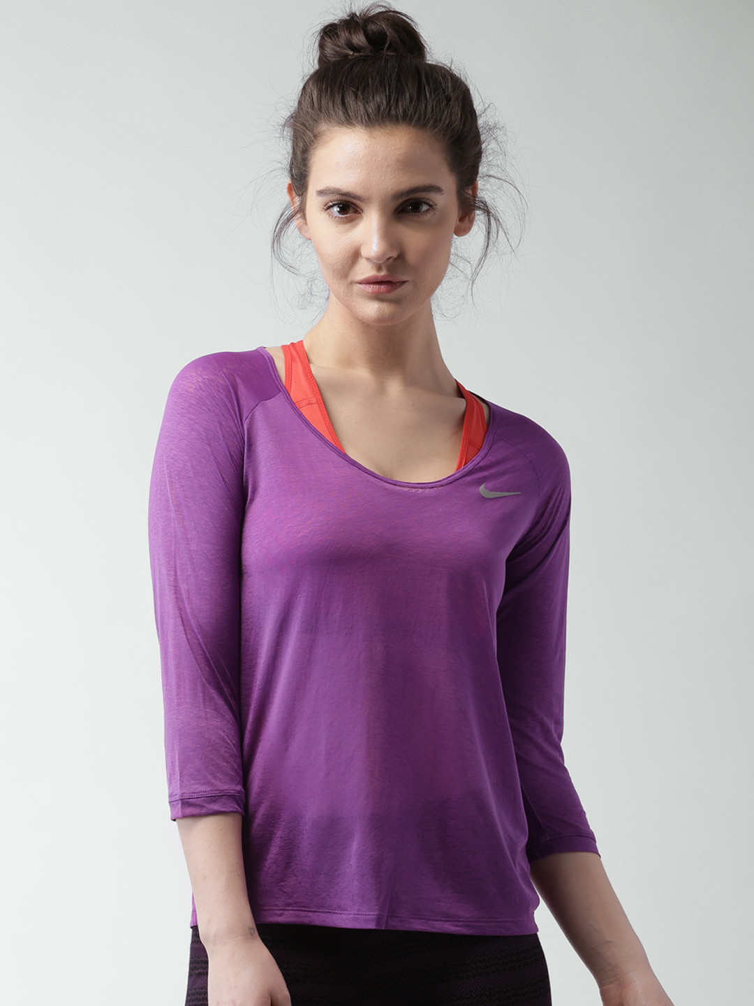 womens nike purple shirt