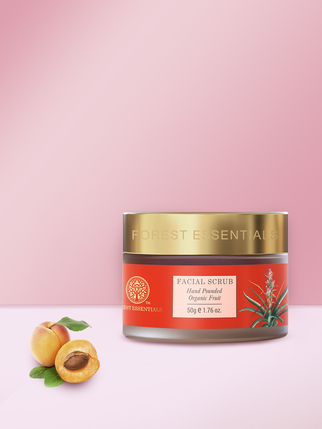 Buy Forest Essentials Hand Pounded Organic Fruit Face Scrub 50g Face