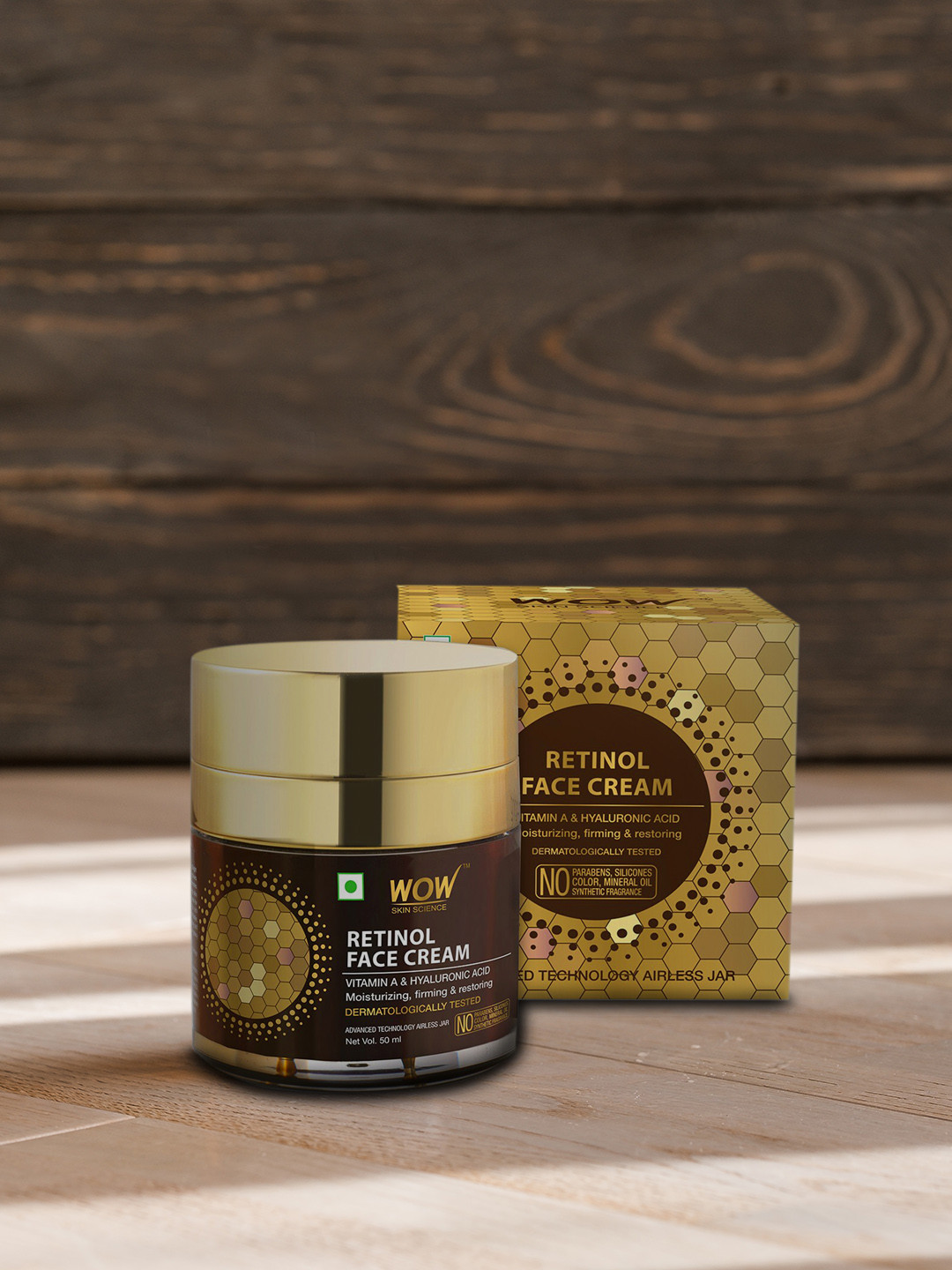 Buy WOW Skin Science Retinol Face Cream Oil Free, Quick Absorbing 50mL