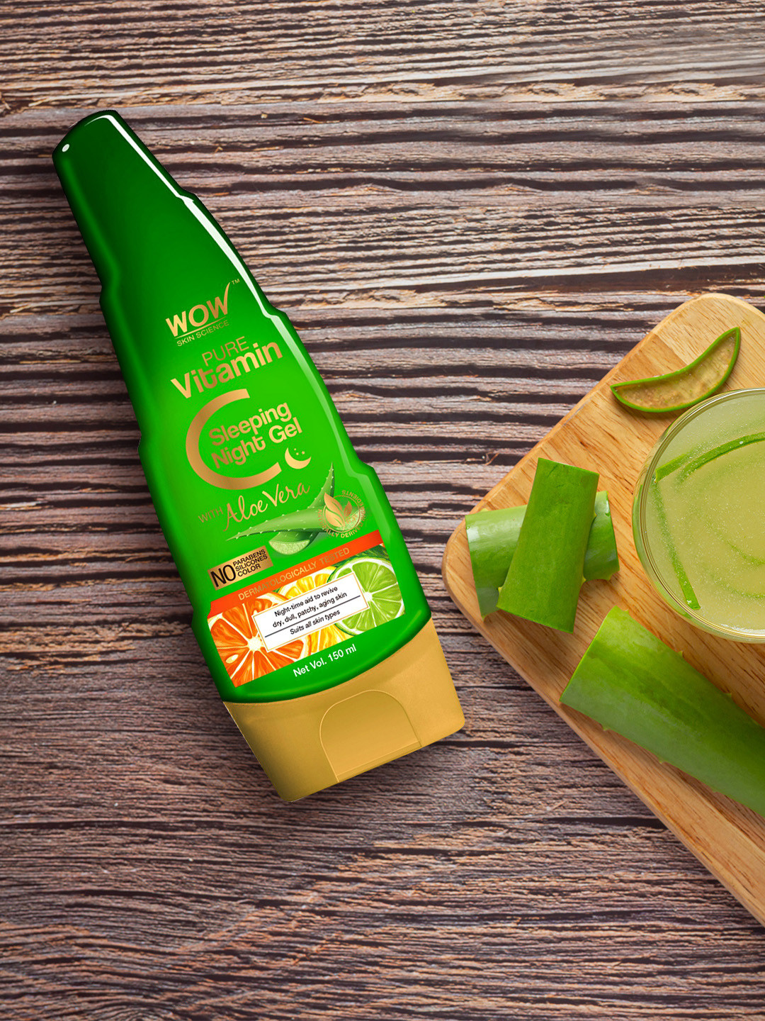 Buy WOW SKIN SCIENCE Pure Vitamin C Sleeping Night Gel With Aloe Vera