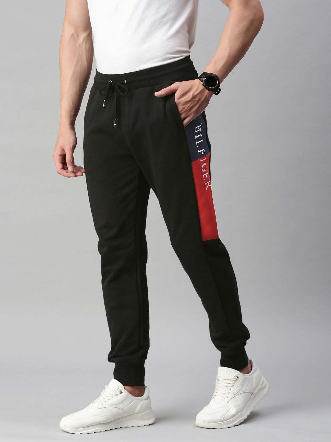 tommy hilfiger joggers mens sale