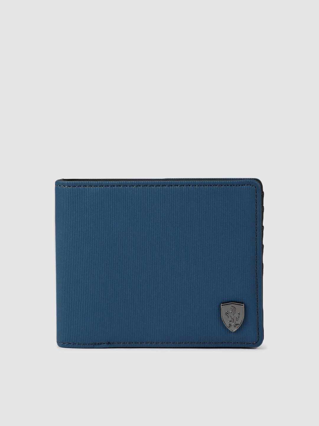 Buy Puma Unisex Blue Solid Two Fold Wallet Wallets for Unisex