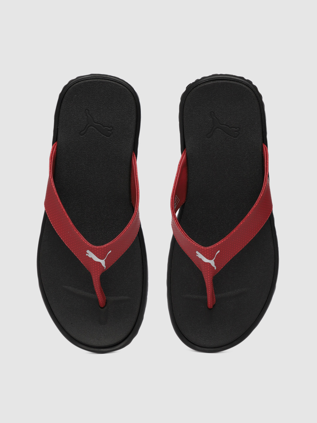 Buy Puma Unisex Red Black Galaxy Comfort Thong Flip Flops - Flip Flops for Unisex 12694760 | Myntra
