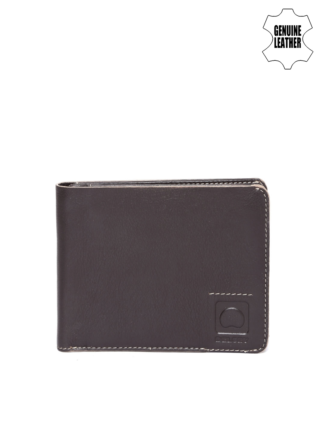 Buy DELSEY Men Brown Aurore Genuine Leather Wallet - Wallets for Men ...