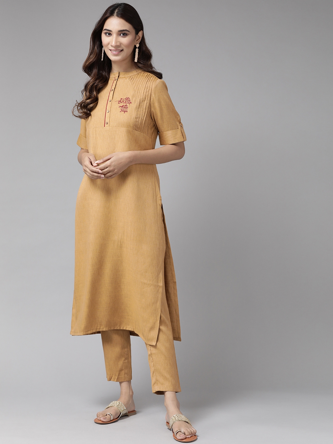myntra anouk kurta set