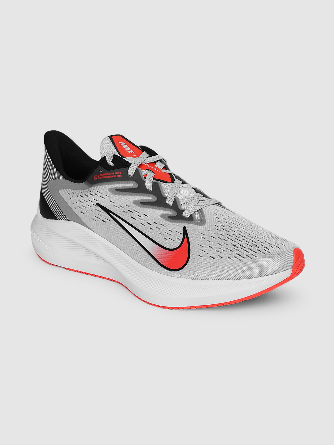 Buy Nike Men Grey ZOOM WINFLO 7 Running Shoes - Sports Shoes for Men 12738332 | Myntra