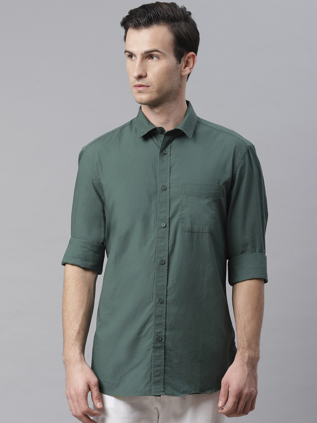 marks and spencer green t shirt