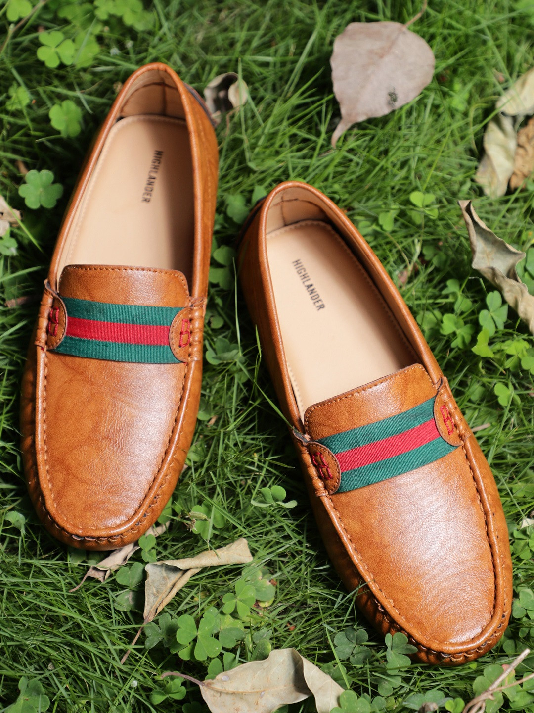 Buy HIGHLANDER Men Brown Wide Fit Driving Shoes Casual Shoes for Men