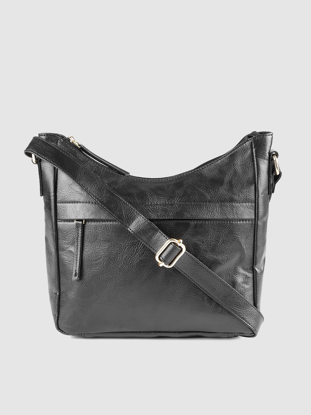 Buy DressBerry Black Textured Sling Bag Handbags for Women 12770406 Myntra