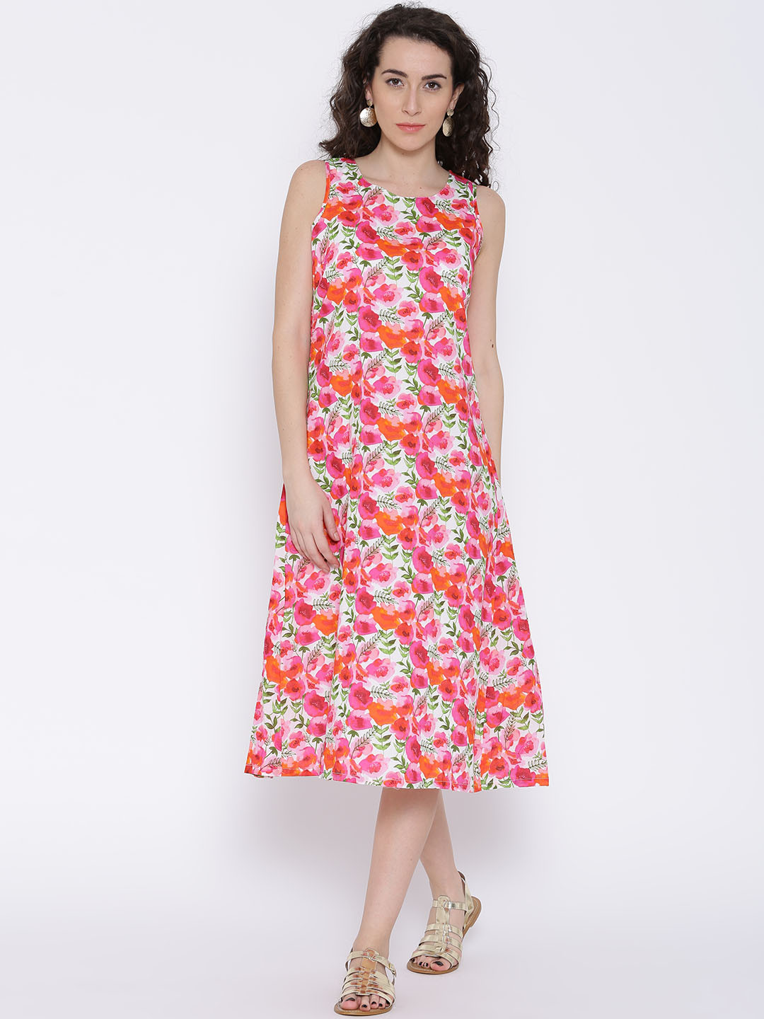 Buy BIBA Assorted A Line Dress Dresses for Women 1277048 Myntra