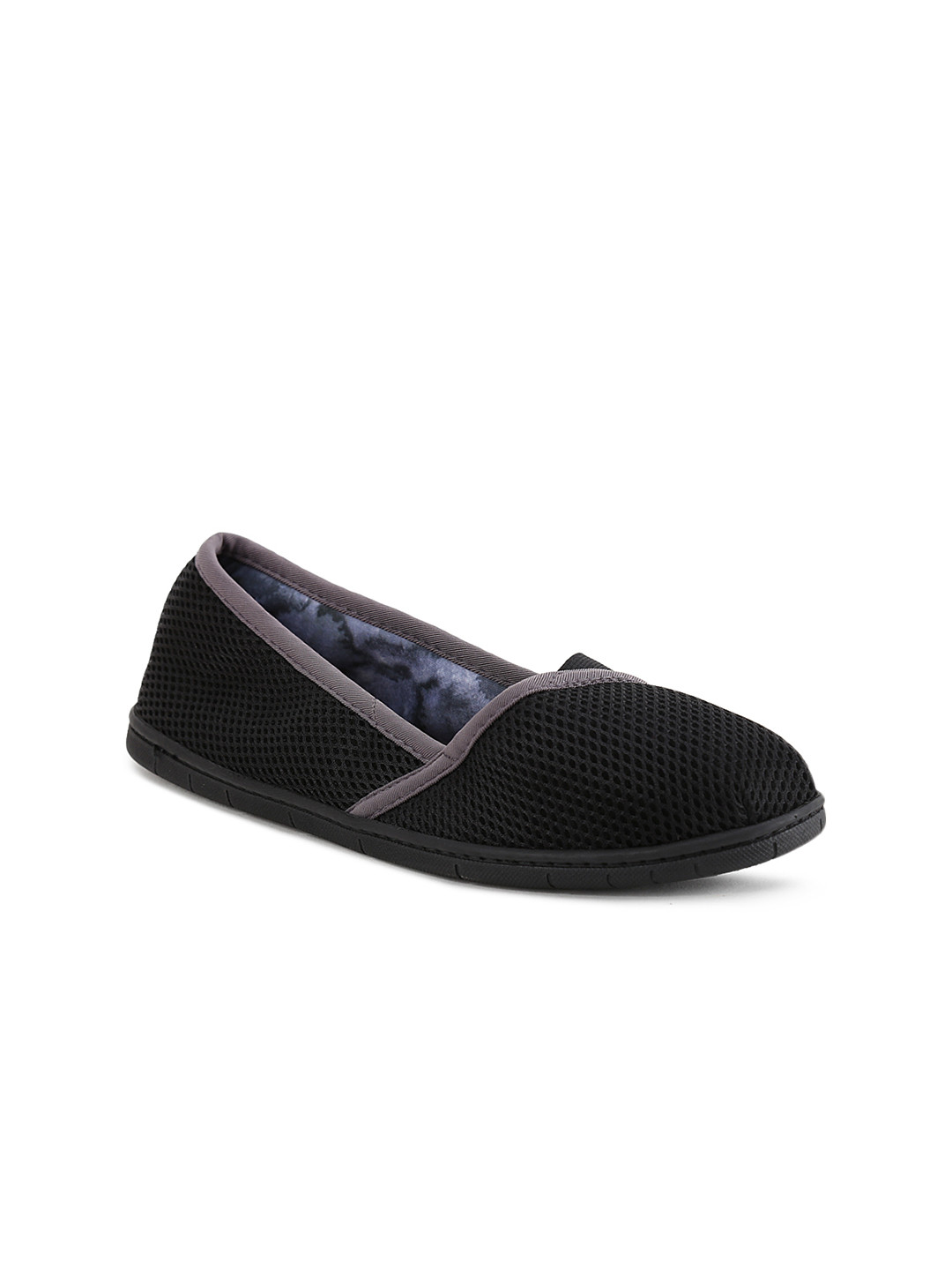 Buy Dearfoams Women Black Mesh Slip Ons Casual Shoes for Women