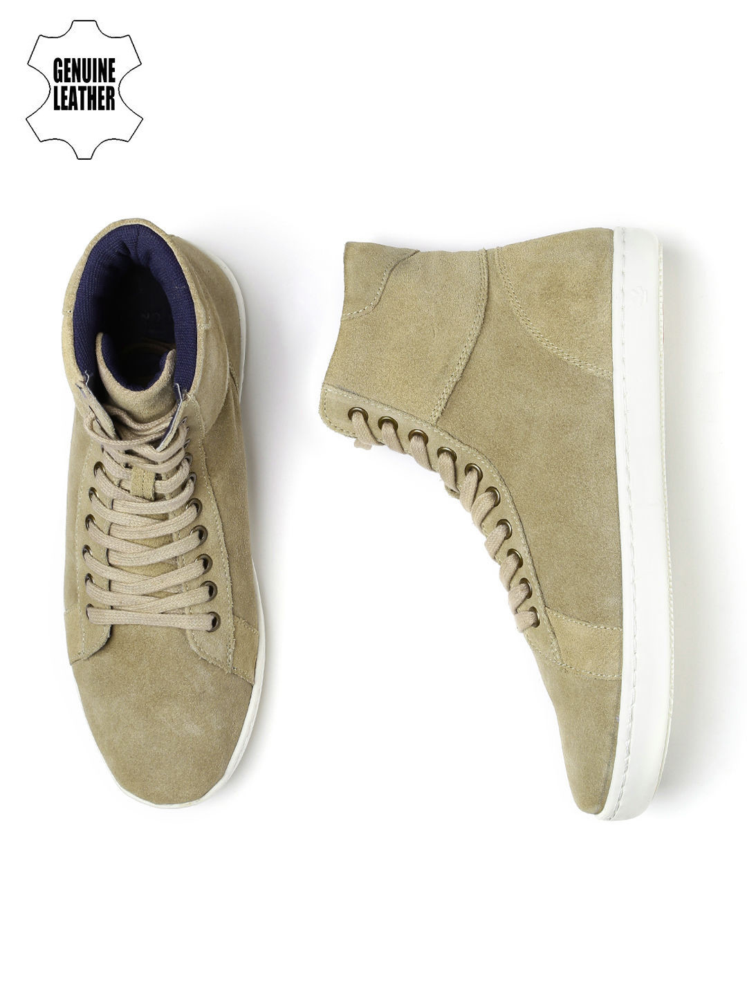 wrogn beige sneakers