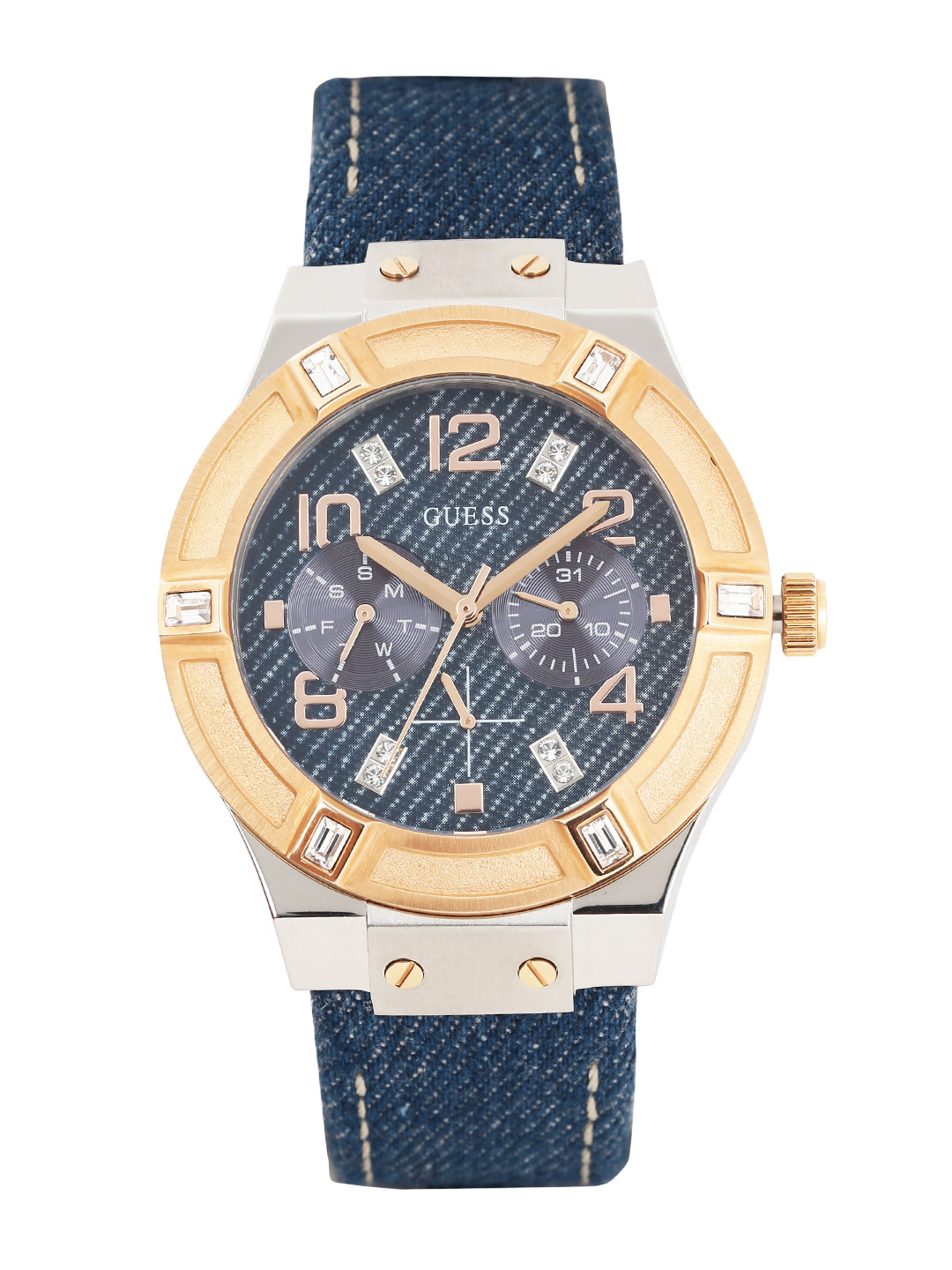 Buy GUESS Men Blue Dial Watch W0289L1 Watches for Men 1279825 Myntra