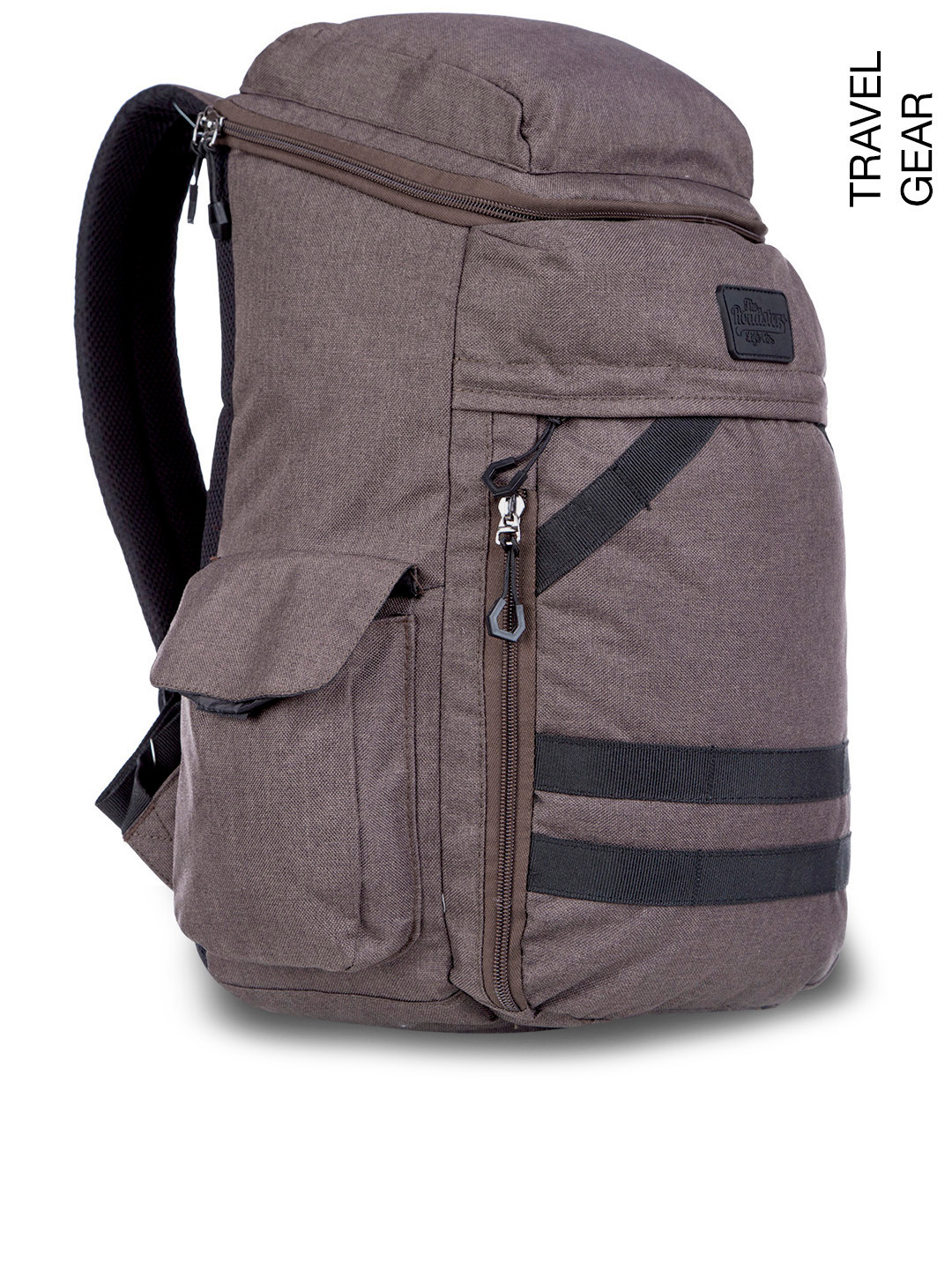 Buy Roadster Unisex Brown & Black Backpack Backpacks for Unisex