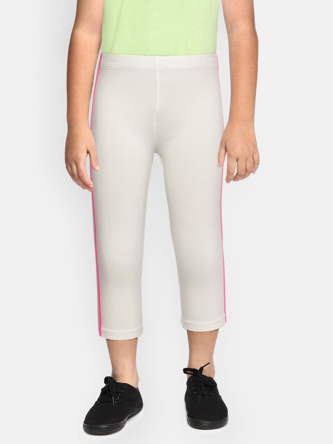 blue off white leggings