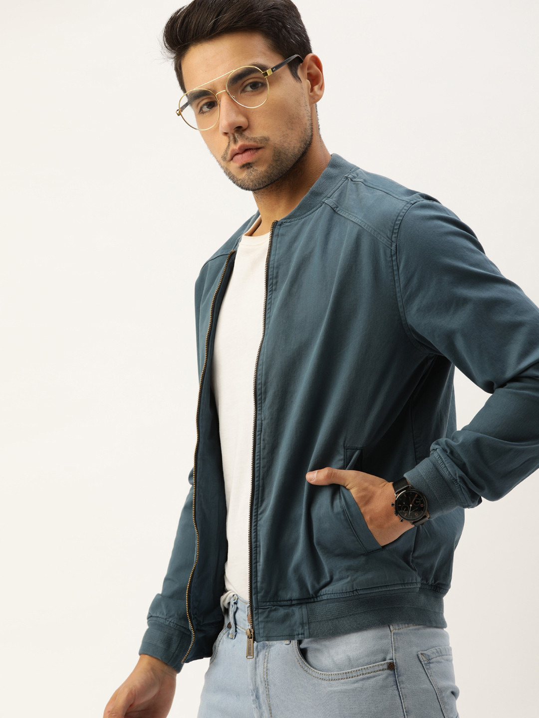 half jacket peter england