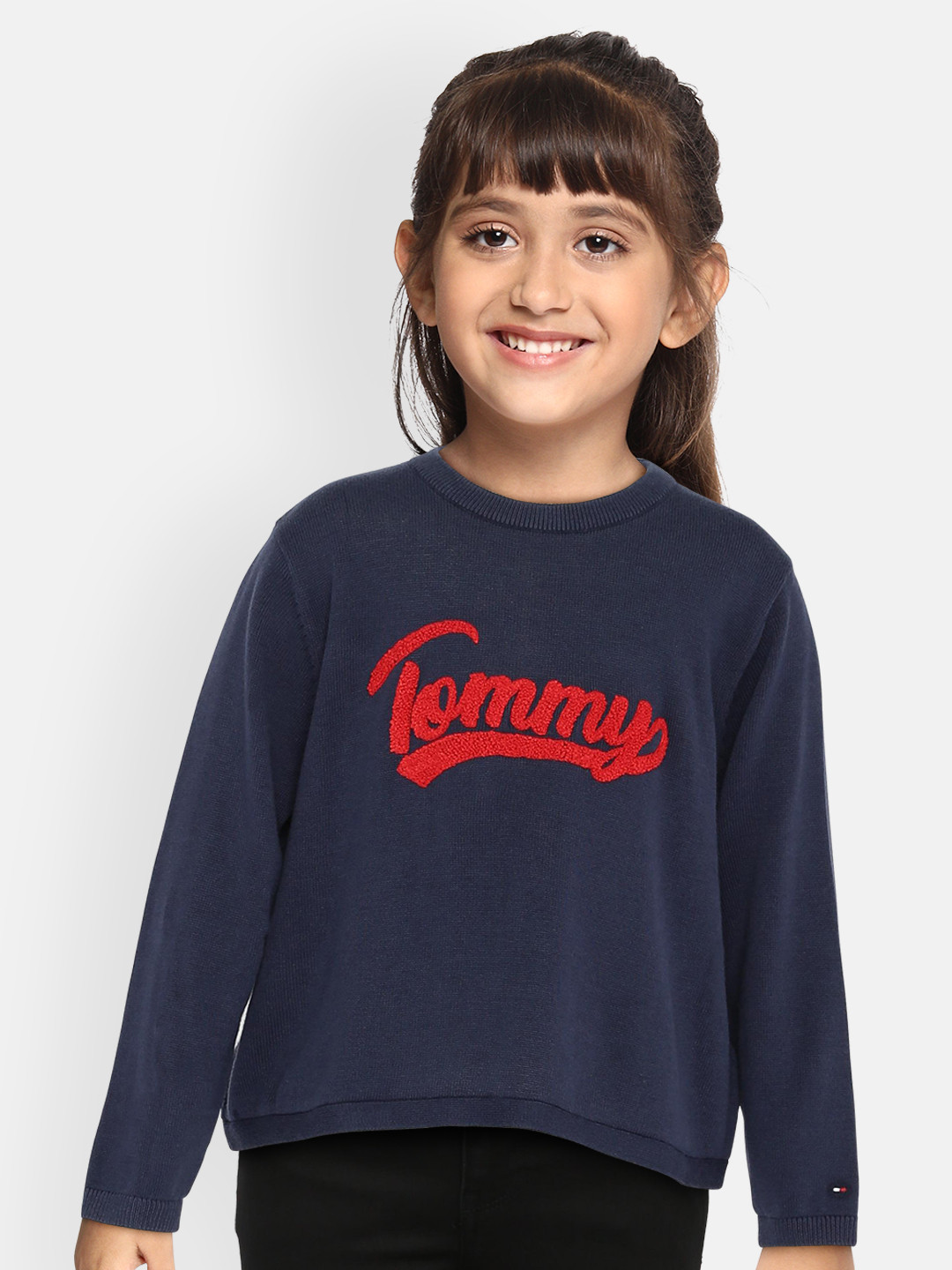 tommy hilfiger sweater navy blue