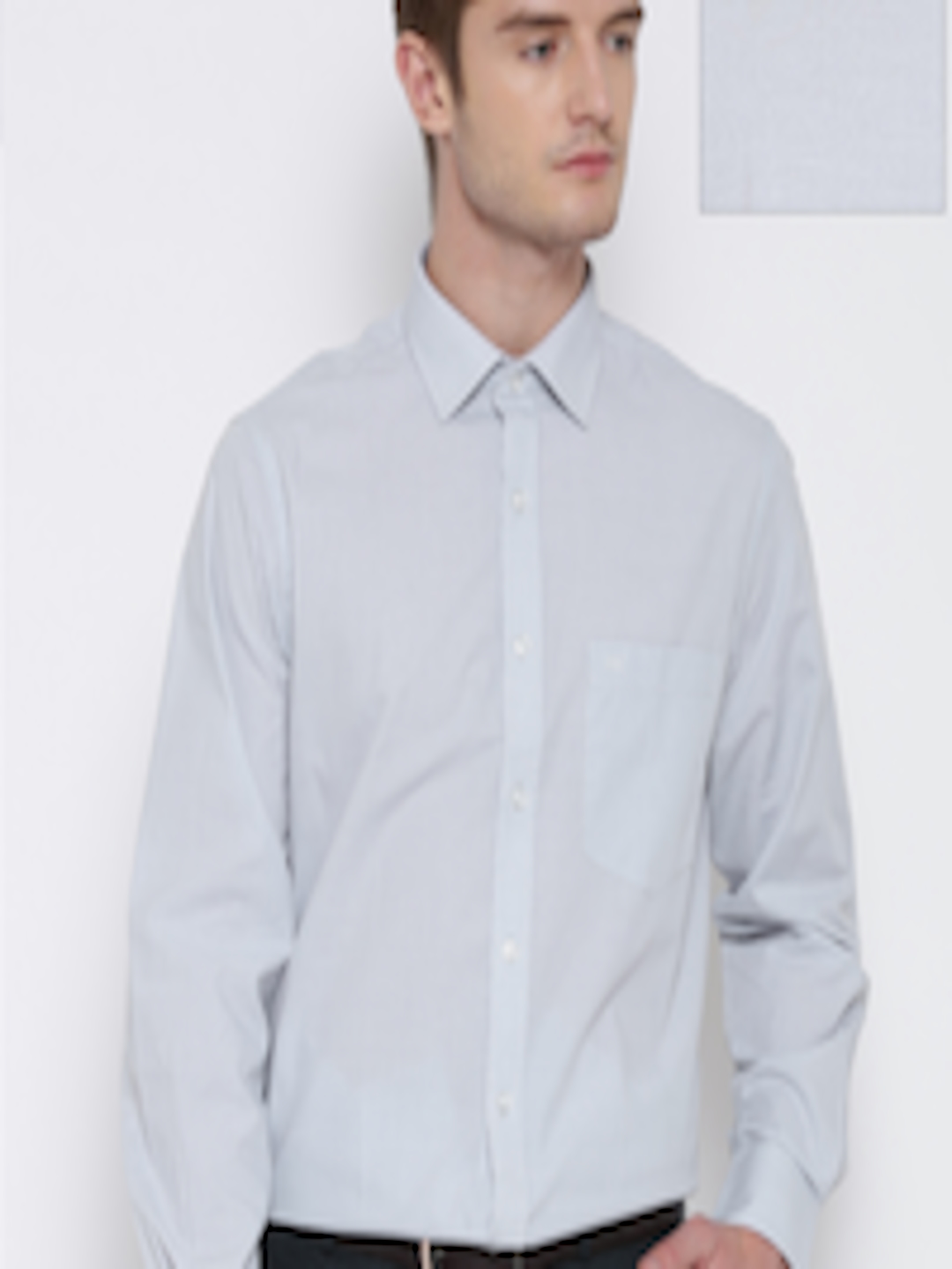 Buy Monte Carlo Light Grey Formal Shirt - Shirts for Men 1282024 | Myntra
