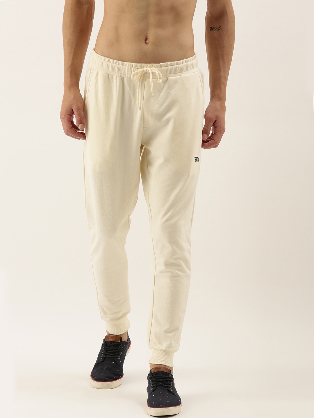 i saw it first white joggers