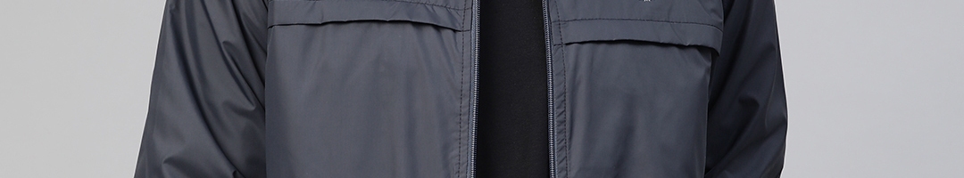 Buy Park Avenue Men Navy Blue Slim Fit Solid Tailored Jacket - Jackets ...