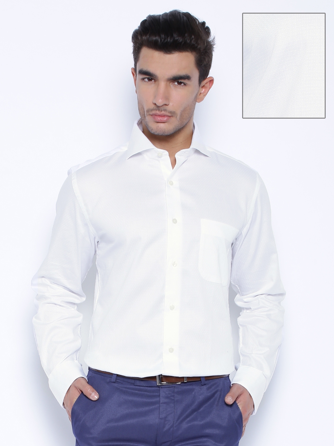 Buy Arrow White Formal Shirt - Shirts for Men 1285284 | Myntra