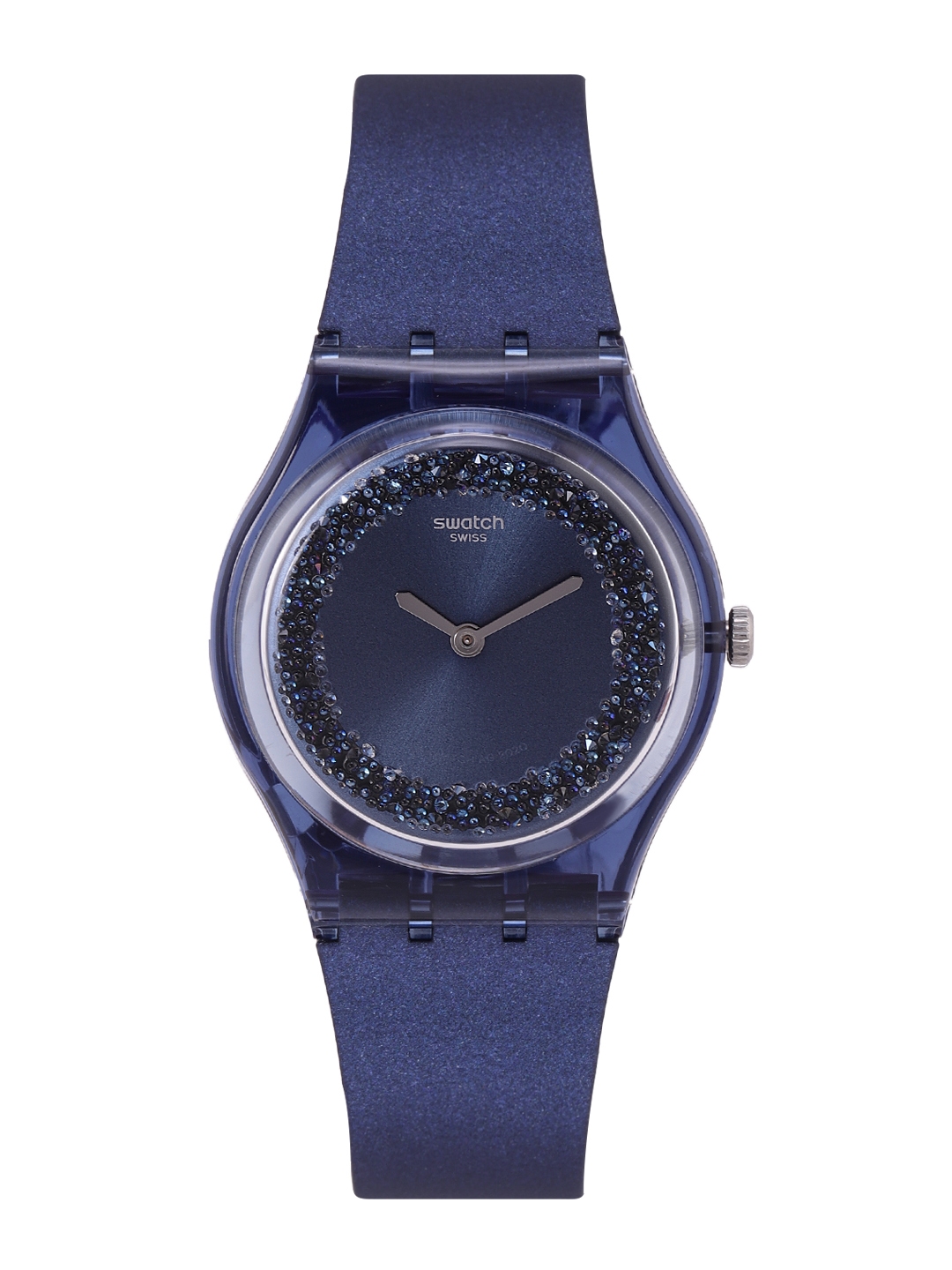 Buy Swatch Women Navy Sideral Swiss Water Resistant Analogue Watch ...