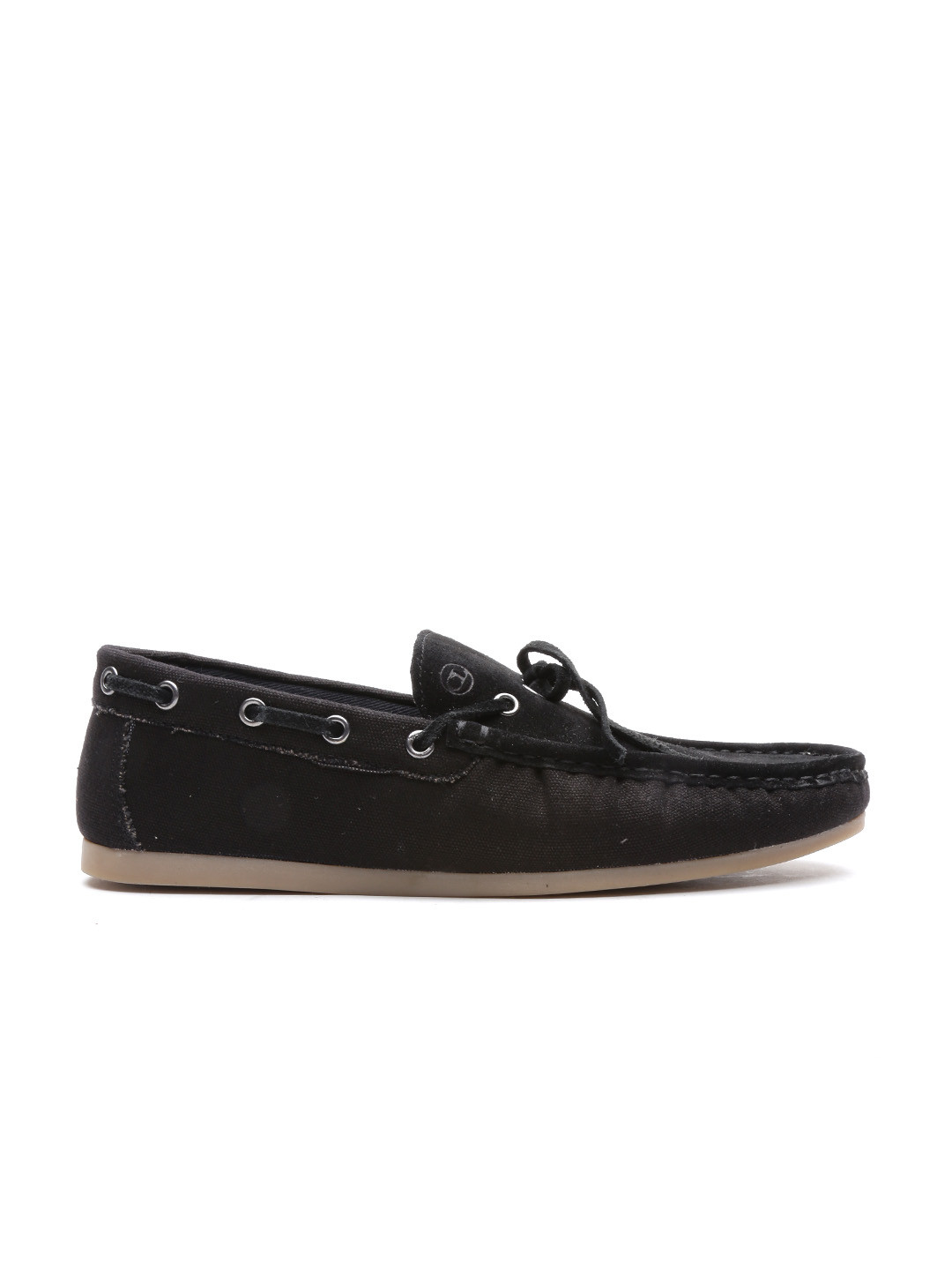 Buy Carlton London Men Black Boat Shoes - Casual Shoes for Men 1285952 ...