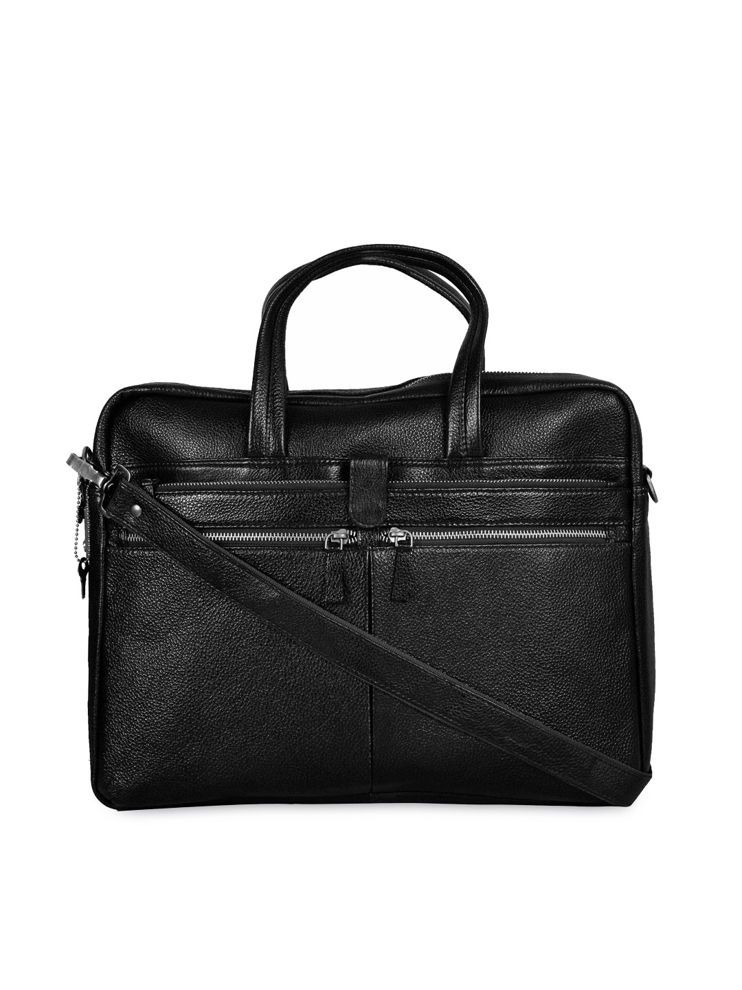 Buy SCHARF Black Genuine Leather Laptop Bag Laptop Bag for Men