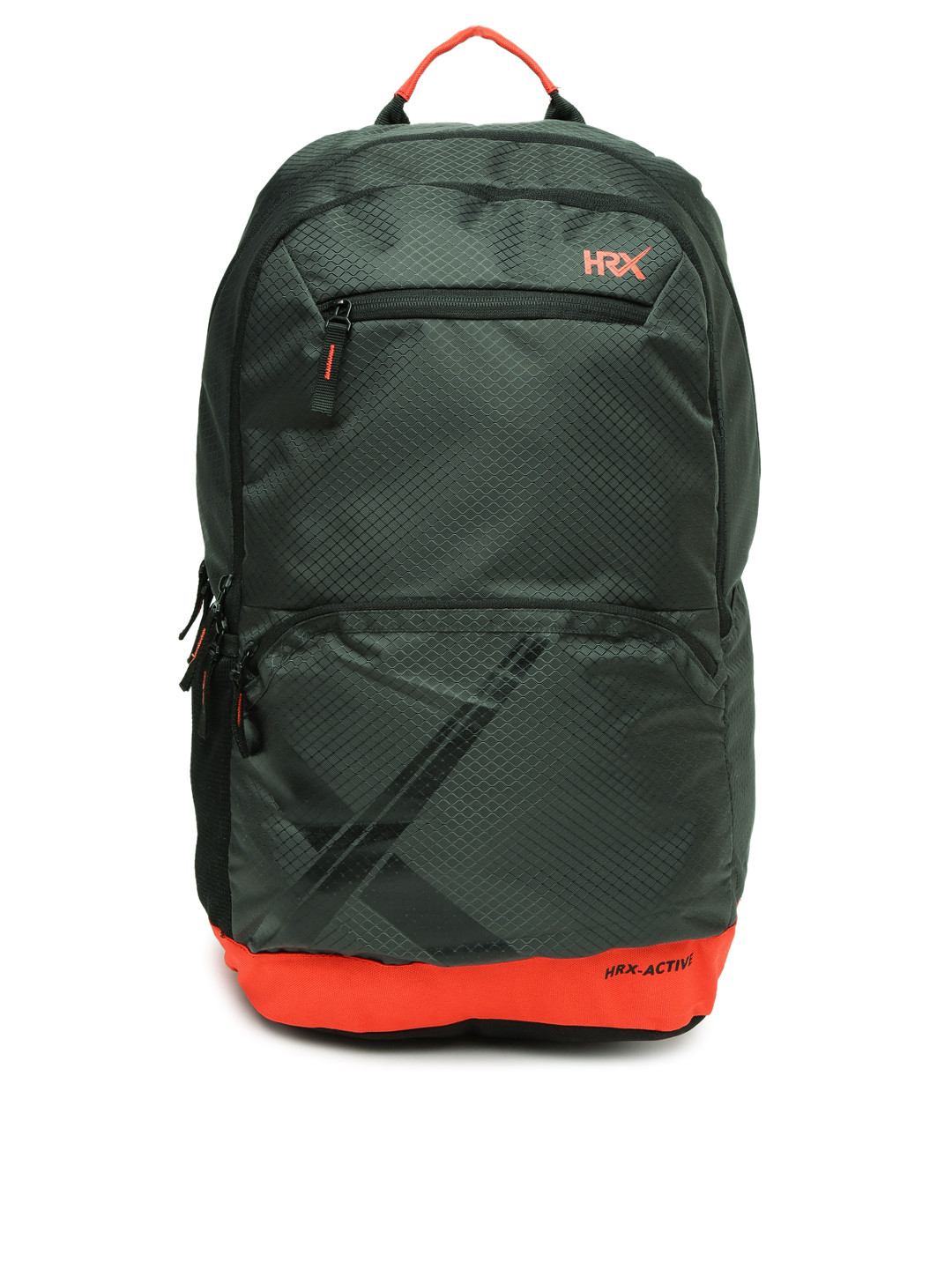 Buy HRX By Hrithik Roshan Unisex Grey Brand Logo Lifestyle Backpack