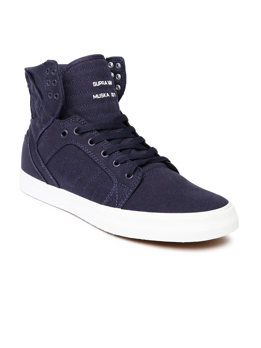 Buy Supra Men Navy Skytop Sneakers - Casual Shoes for Men 1289088 | Myntra