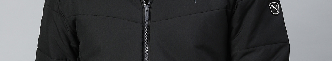 Buy Puma Men Black Solid Padded Jacket - Jackets for Men 12899274 | Myntra
