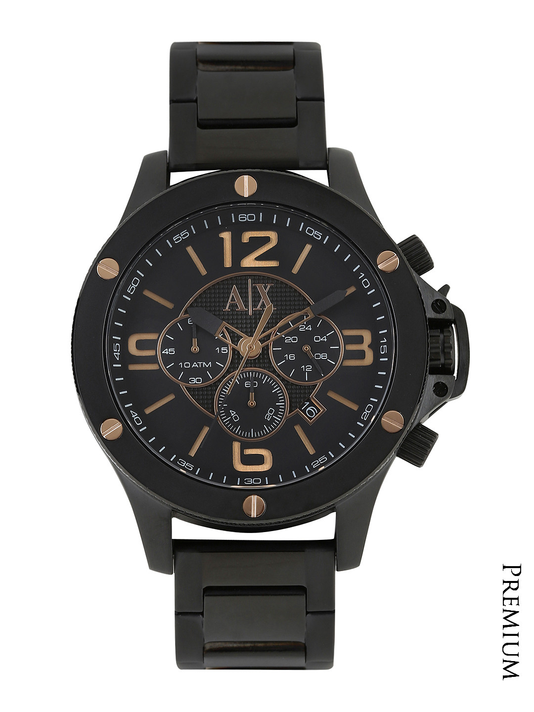 Buy Armani Exchange Men Black Dial Chronograph Watch AX1513 - Watches ...