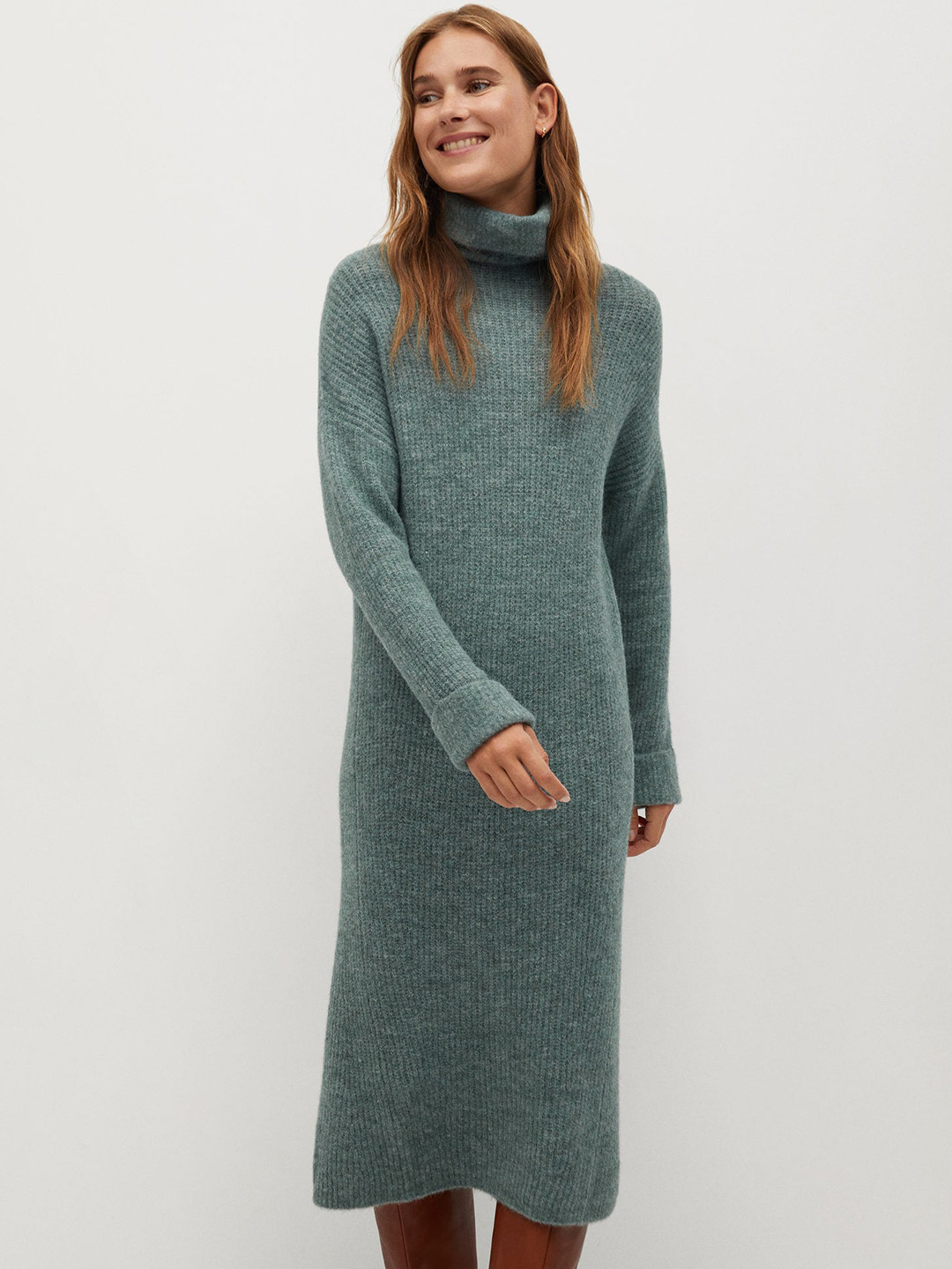 mango sweater dress