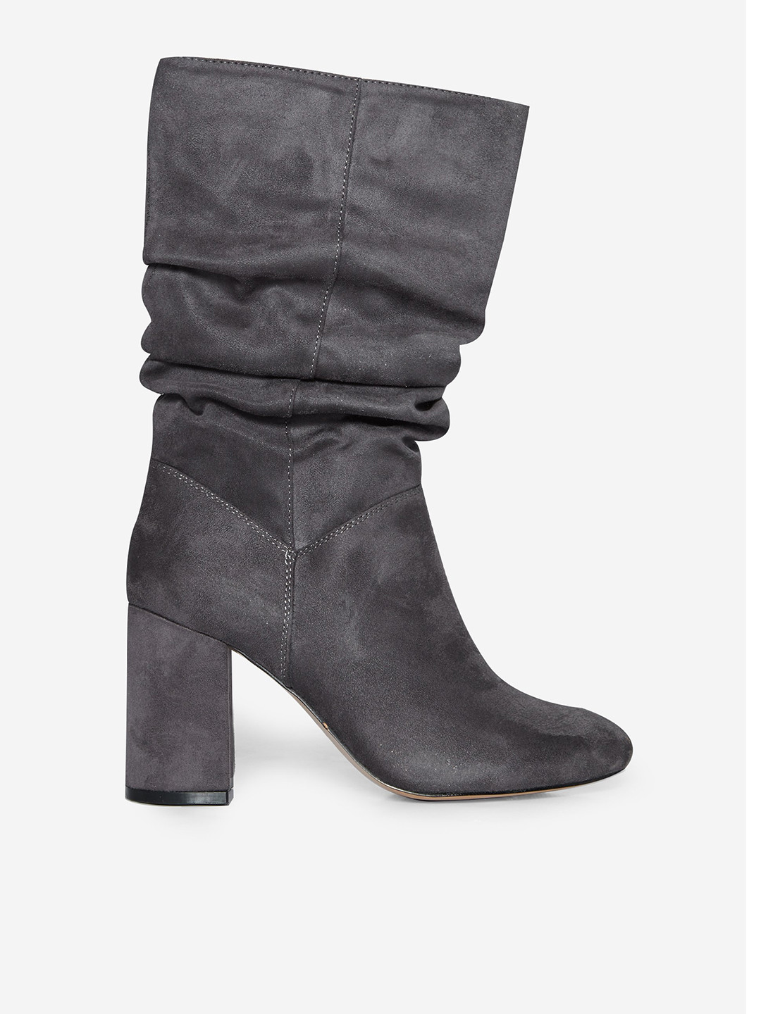 Buy DOROTHY PERKINS Women Charcoal Solid Heeled Boots Boots for Women