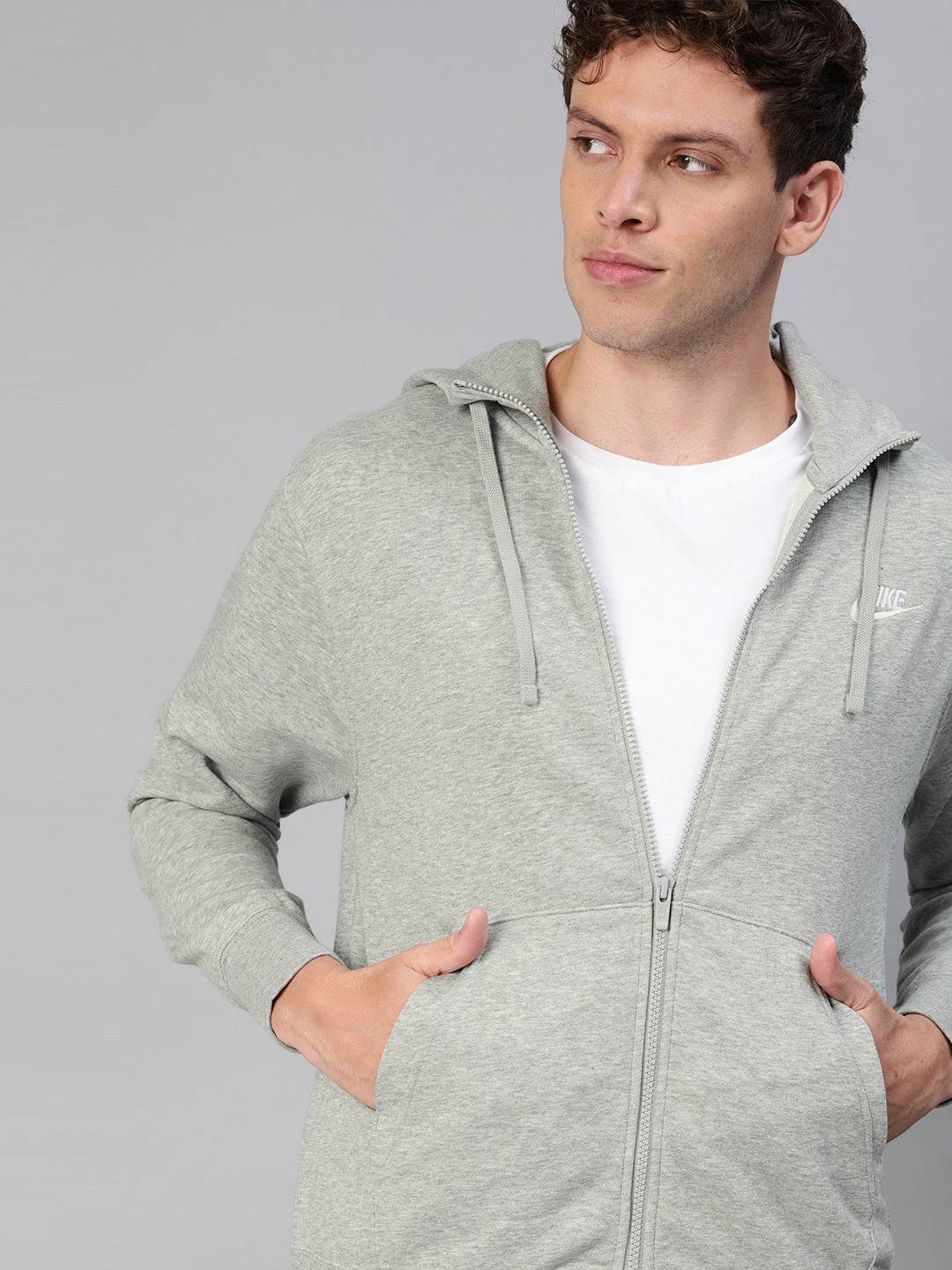 mens sports sweatshirts grey nike