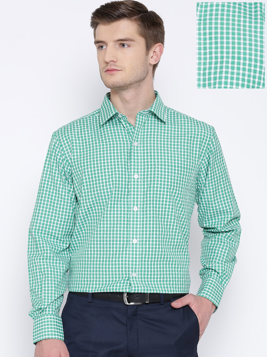 green checked shirt mens uk